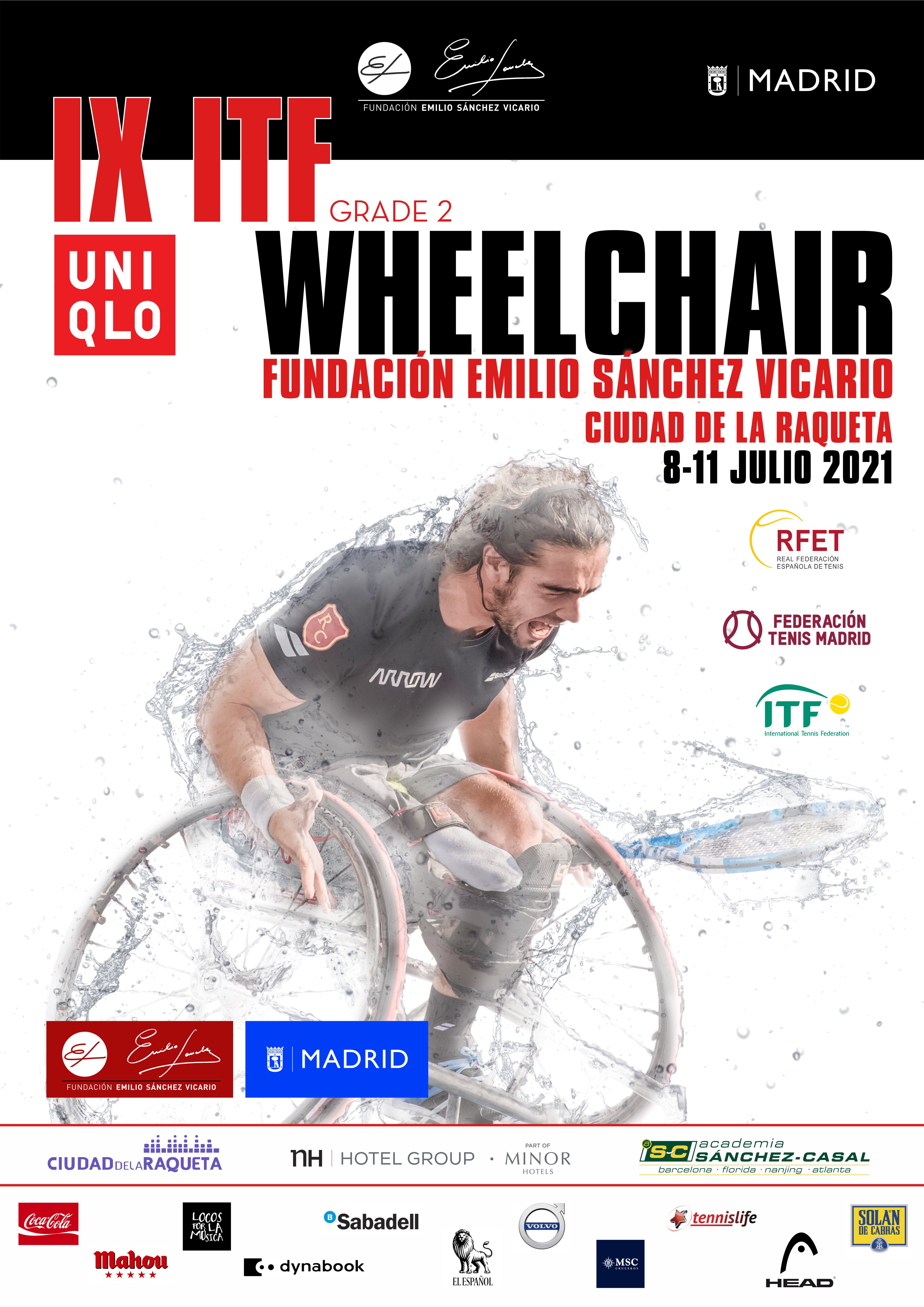 Image for El IX ITF Wheelchair Fundación Emilio Sánchez Vicario, asciende a Grado 2 y contará con Dani Caverzaschi y Martín de la Puente.